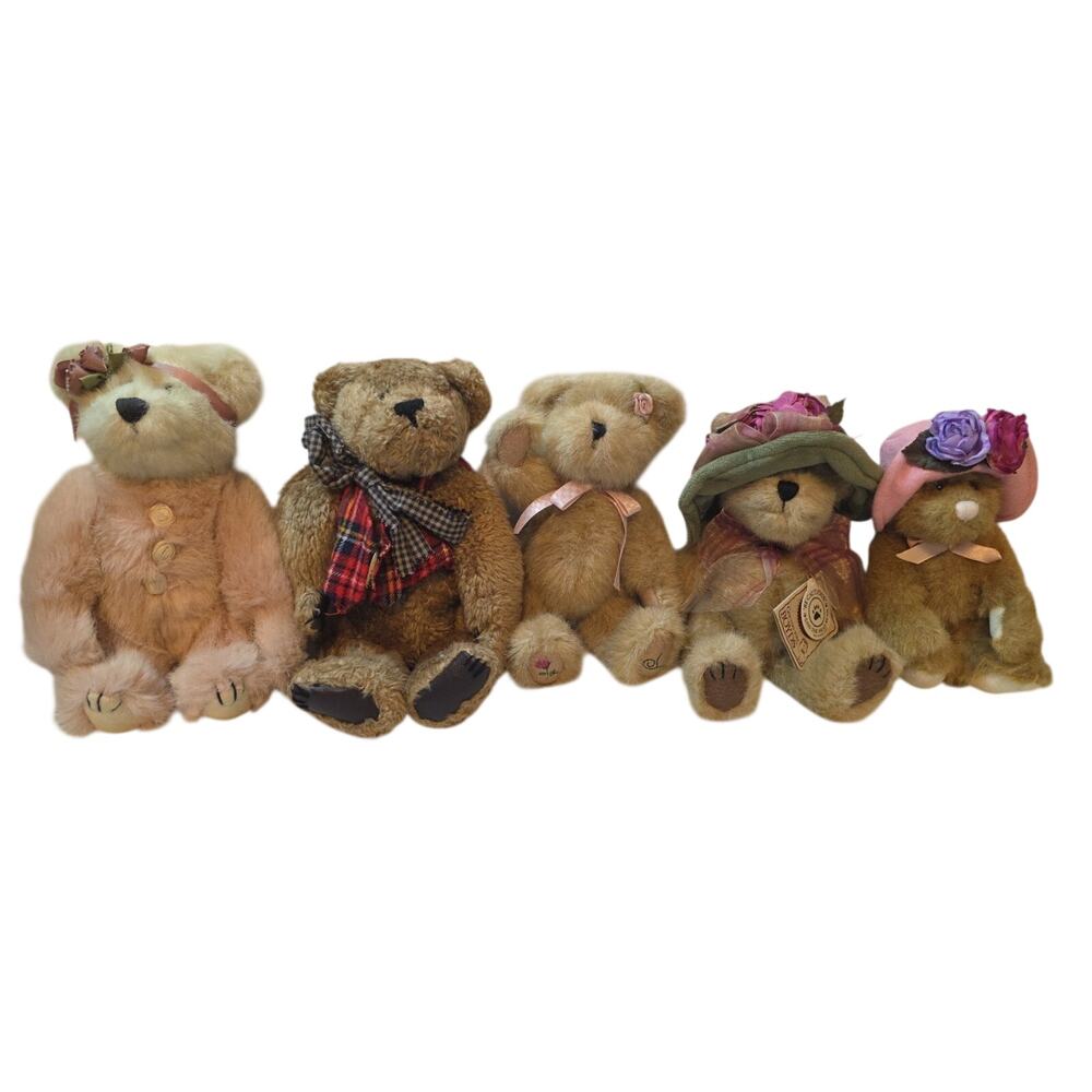 Set Of 5 Boyds Bears Vintage